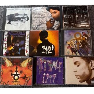 Prince Music Collection 9 CD Lot Purple Rain 1999 Come Love-sexy Symbol‎